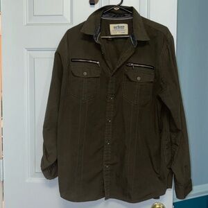 Urban Pipeline  XL green button up long sleeve shirt